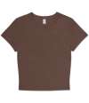 BL1010 1010 Bella Ladies Micro Rib Baby T-Shirt Solid cocoa blend colour image